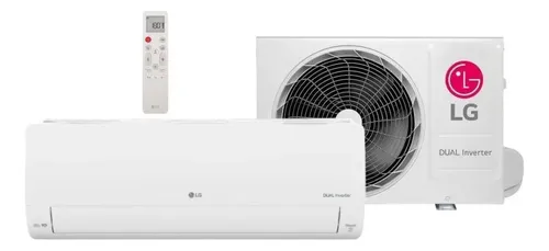 Ar Condicionado LG Dual Inverter Voice 12000 BTUs branco evaporadora e condensadora