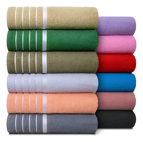 Kit com 4 toalhas de banho gigante 80x150cm tecnologia Softmax