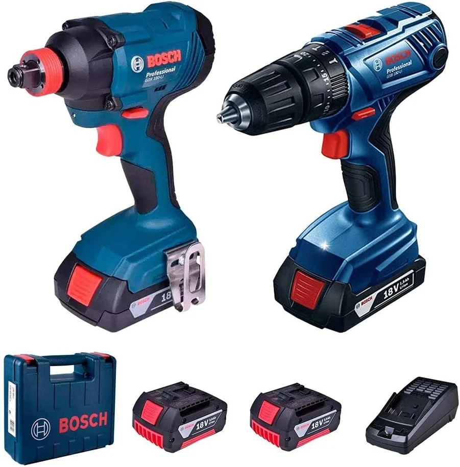 Parafusadeira e Furadeira de Impacto Bosch GSB 180-LI 18V Bivolt