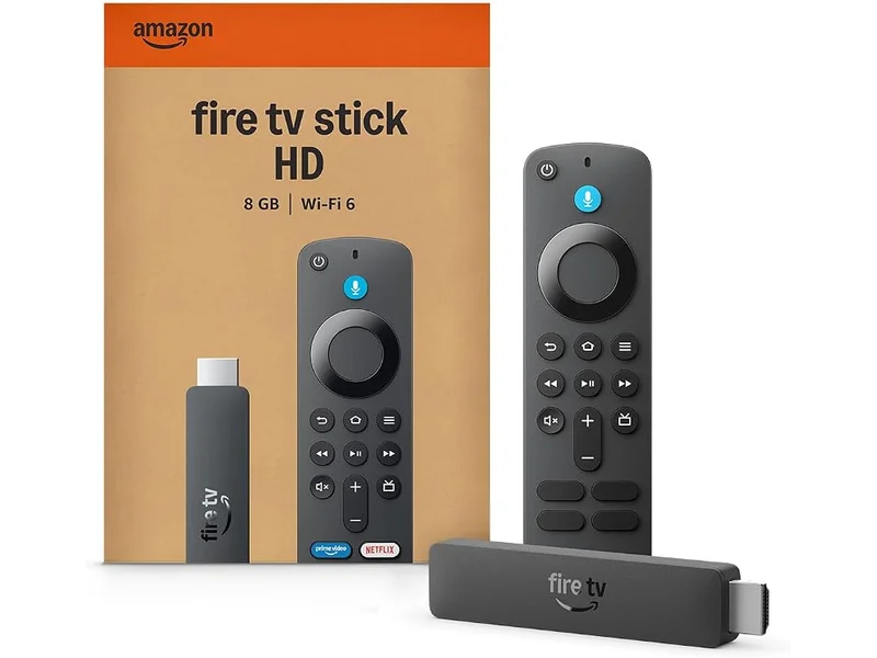 Amazon Fire TV Stick 4K com Controle Remoto por Voz com Alexa e Wi-Fi 6