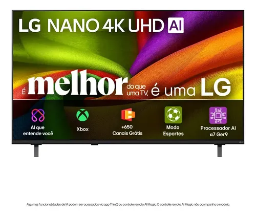 Nova linha de Smart TVs LG 2026 com tecnologia de inteligência artificial Gemini integrada