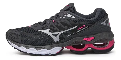 Tênis Mizuno Wave Creation masculino com placa Wave de molas e amortecimento premium